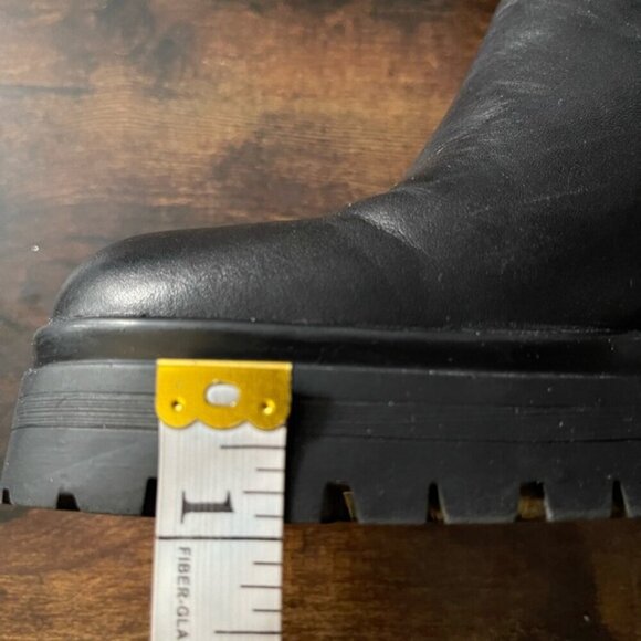 Jeffrey Campbell Women's Tracker Block-Heel Platform Booties Size 9.5 Leather - Picture 13 of 13